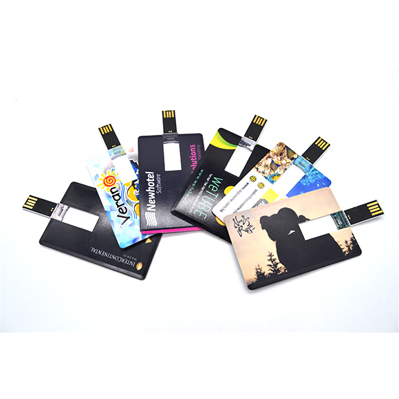 Hottest wallet card credit card shaped full color printing usb drive LWU131
