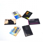Usb credit card - Hottest wallet card credit card shaped full color printing usb drive LWU131