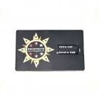 Usb credit card - USB 3.0 metal credit card shaped flash drive LWU720