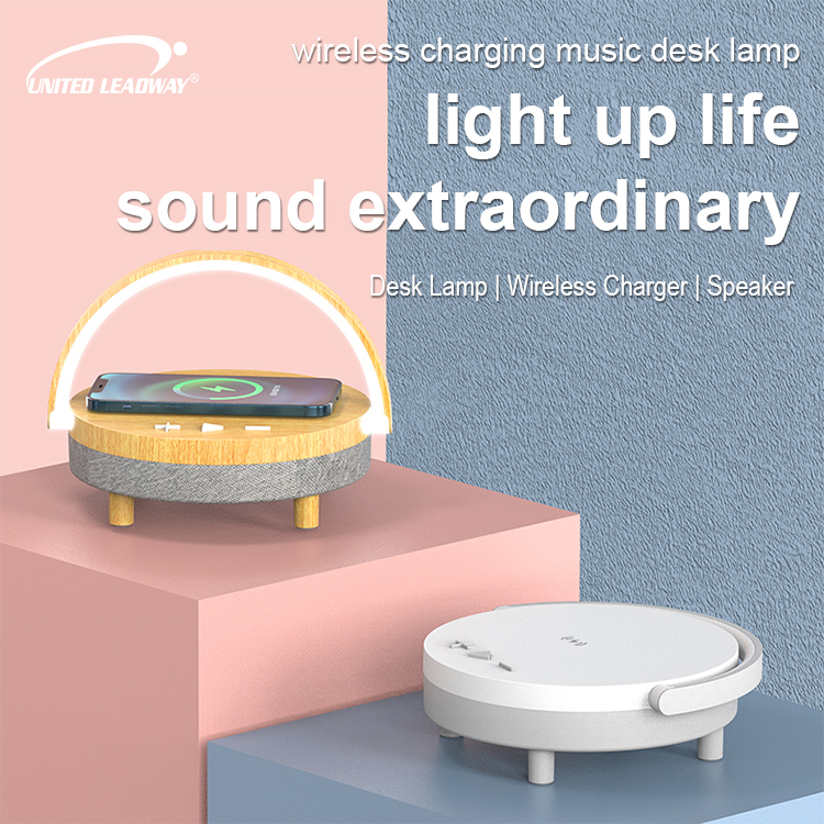 Clap lamp wireless charger bluetooth speaker LWS-6063   