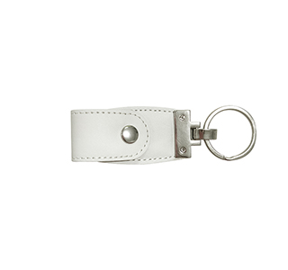 Cheapest leather usb flash drive keychain LWU304