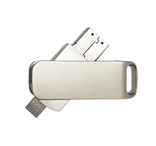metal twister otg flash drive for android phone LWU809