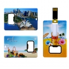 Private Moulds - Credit card shaped pen drive with bottle opener function LWU1008