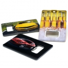 Private Moulds - Credit card shaped pen drive with bottle opener function LWU1008