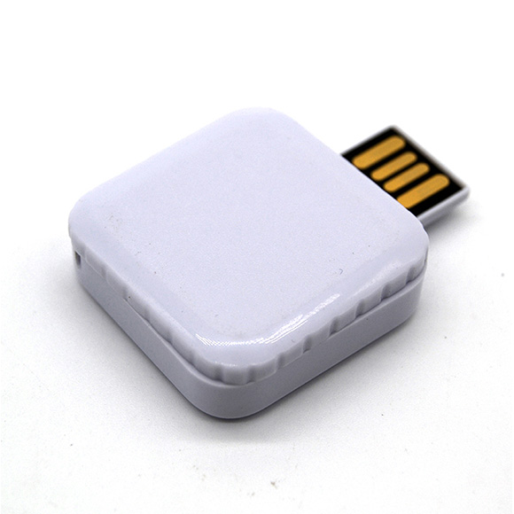 Mini square swivel usb pen drive LWU1010