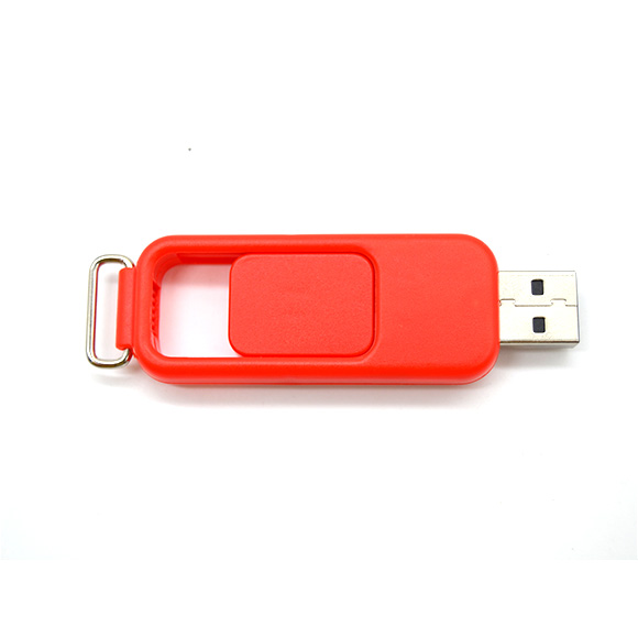 New push-pull acrylic or ABS usb stick with LED light LWU1020