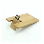 Usb credit card - Eco-friendly bamboo wood credit card shaped usb memory stick LWU552