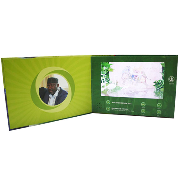 Custom video greeting card LWU-EC