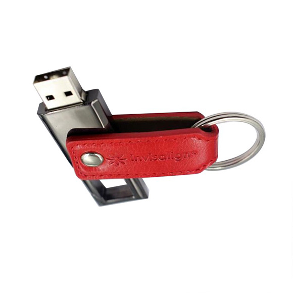 Newest private mould PU leather usb drive LWU1067