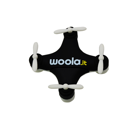 Custom drone shape PVC usb flash drive with company logo LWU924