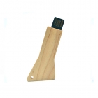 Key Shaped Usb Drives - New eco-friendly triangle wood bamboo key shaped usb pen LWU1037