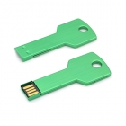 Key Shaped Usb Drives - Cheapest colorful metal key shaped with laser logo usb pen drive LWU253