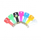 Key Shaped Usb Drives - Cheapest colorful metal key shaped with laser logo usb pen drive LWU253