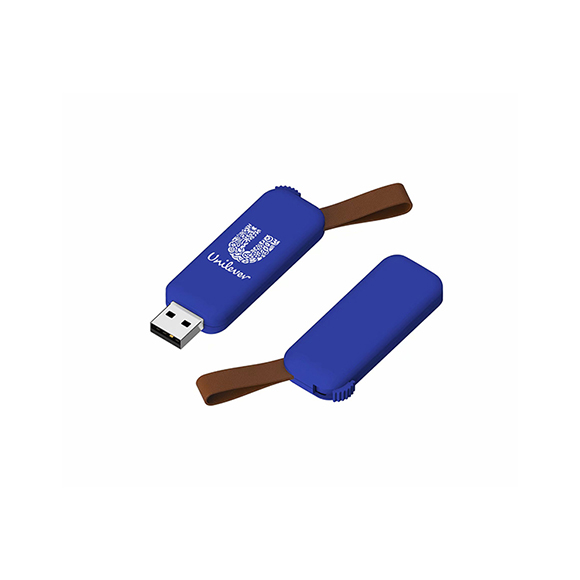 2019 private mould slideslip style usb drive with lanyard LWU1084