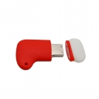 Custom pvc Usb Drives - custom Christmas stocking shaped pvc usb LWU1063