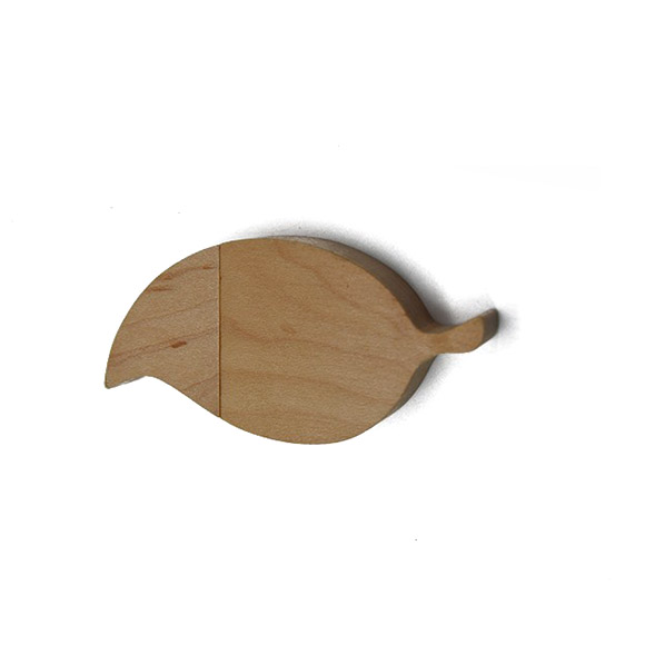 Leaf shaped wood or bamboo LWU848