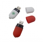 Plastic Usb Drives - Full real capacity Lipstick shape plastic flash memory LWU132