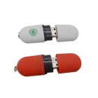 Plastic Usb Drives - Full real capacity Lipstick shape plastic flash memory LWU132