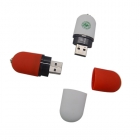 Plastic Usb Drives - Full real capacity Lipstick shape plastic flash memory LWU132