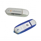 Plastic Usb Drives - Wholesale factory price oval shaped plastic flash memory LWU134