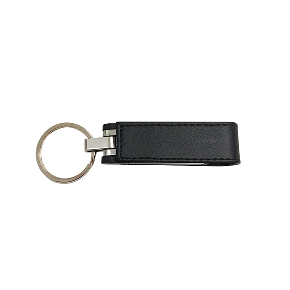 Embossing logo pu or real leather usb drive LWU370