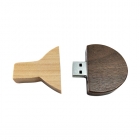 Wooden Usb Drives - Eco-friendly table tennis bat shaped 8gb free custom logo wooden flash drive LWU1043