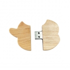 Wooden Usb Drives - Eco-friendly Apple shape bamboo flash drive LWU1045