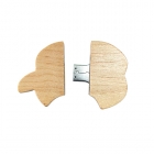 Wooden Usb Drives - Eco-friendly Apple shape bamboo flash drive LWU1045