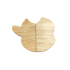 Wooden Usb Drives - Eco-friendly Apple shape bamboo flash drive LWU1045