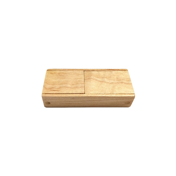 Eco-friendly Apple shape bamboo flash drive LWU1045