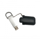 Leather Usb Drives - Embossed Logo wholesale bulk cheap leather usb pendrive  LWU209