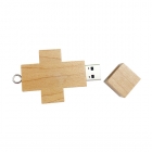 Wooden Usb Drives - Grade A chip Cross shaped Wooden flash drive LWU222