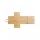 Wooden Usb Drives - Grade A chip Cross shaped Wooden flash drive LWU222