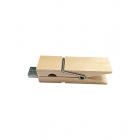 Wooden Usb Drives - Original chip 1gb 2gb 4gb 8gb 16gb 32gb 64gb 128gb Clip shaped Wooden flash drive LWU898