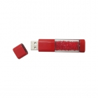 Metal Usb Drives - CE Rohs FCC full real capacity Diamond 128gb flash drive LWU557