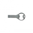 Metal Usb Drives - Custom company brand custom preloading metal bottle opener shaped usb storage device LWU670