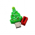 Wholesale bulk cheap full real capacity Christmas tree shaped 2gb flash drive LWU804