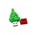 Wholesale bulk cheap full real capacity Christmas tree shaped 2gb flash drive LWU804