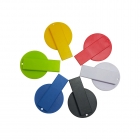 Plastic Usb Drives - Private mould new round clip shaped custom shaped flash drives LWU1127