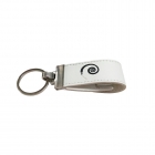 Metal Usb Drives - Embossed or stamping Cheapest leather usb flash drive keychain LWU304