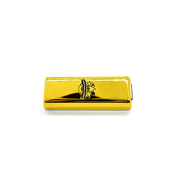 High quality metal custom logo Goldbar shaped flash drive 3.0 LWU1058