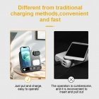 Wireless Charger - 2022 new arrival Alarm clock Date Temperature Wireless charger for phone headset iwatch LWS-003