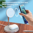 Wireless Charger - 2022 new Magnetic Wireless Charging Headset wireless charger Desktop stand LWS-1022