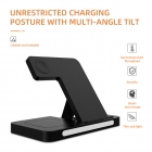 Wireless Charger - 2022 new arrival private mould 4 in 1 touch night light Wireless charging for phone headset iwatch LWS-1026