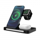 Wireless Charger - 2022 new arrival private mould 4 in 1 touch night light Wireless charging for phone headset iwatch LWS-1026