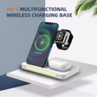 Wireless Charger - 2022 new arrival private mould 4 in 1 touch night light Wireless charging for phone headset iwatch LWS-1026