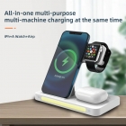 Wireless Charger - 2022 new arrival private mould 4 in 1 touch night light Wireless charging for phone headset iwatch LWS-1026