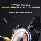 Wireless Charger - 2023 new 15W fast charging Series- Transparent Magnetic Wireless Charger LWS-2050Q