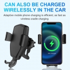 Wireless Charger - 2024 new arrival Micro and type c dual charging port gravity induction 15W car wireless charger L-C16