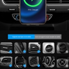 Wireless Charger - 2024 new arrival Micro and type c dual charging port gravity induction 15W car wireless charger L-C16